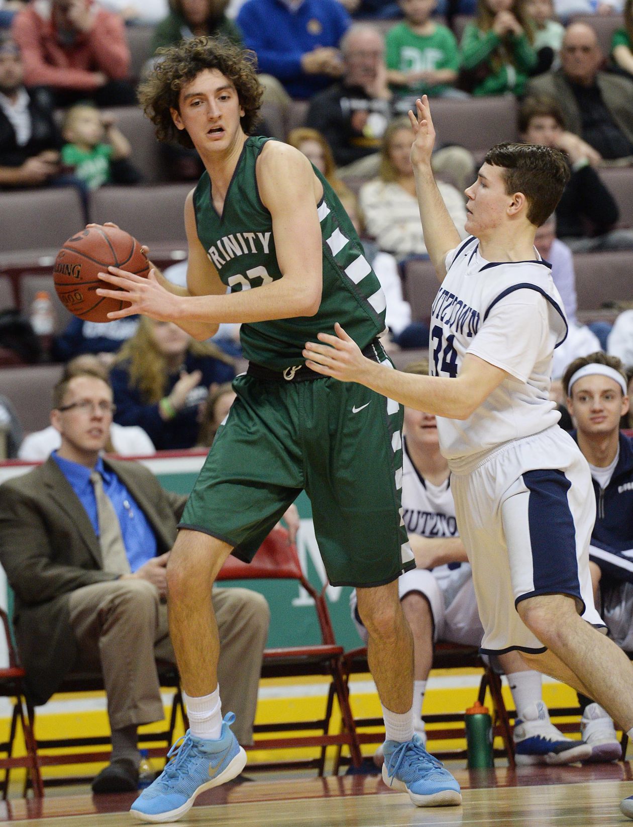District 3 Boys Basketball: Trinity vs Kutztown